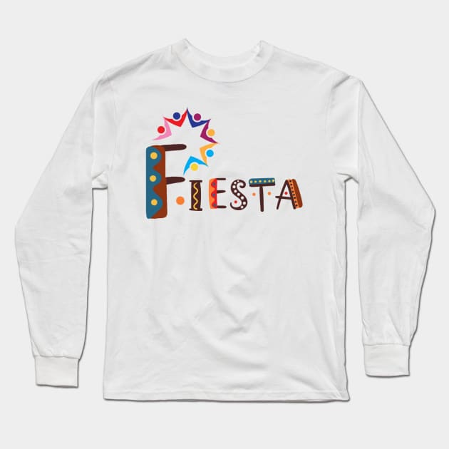 Fiesta! Long Sleeve T-Shirt by VM04